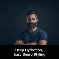 Detroit Grooming Co shea butter rich cream nourishes beard hair and reduces dryness