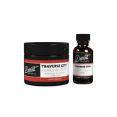 Detroit Grooming Co. Traverse City beard oil pour for deep hydration and softness.