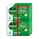 Dettol Original Bar Soap 100g pack6 — classic fragrance for daily cleansing