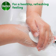 Dettol packaging displays dermatologically tested badge and twin-pack format