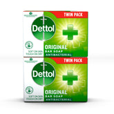 Dettol Original Soap twin-pack bar with moisturising agents for daily cleansing