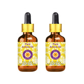 Deve Herbes Arnica Oil in an amber bottle with two droppers for easy skincare.