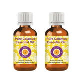 Deve Herbes Calamus essential oil in amber glass bottle preserves potency for daily use.