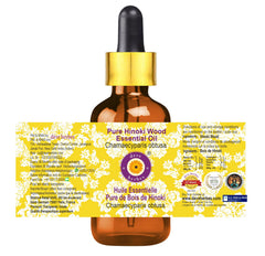 glass dropper cap on Hinoki oil bottle for mess-free application