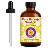 dève herbes Karanja Seed Oil with glass dropper for precise dilution