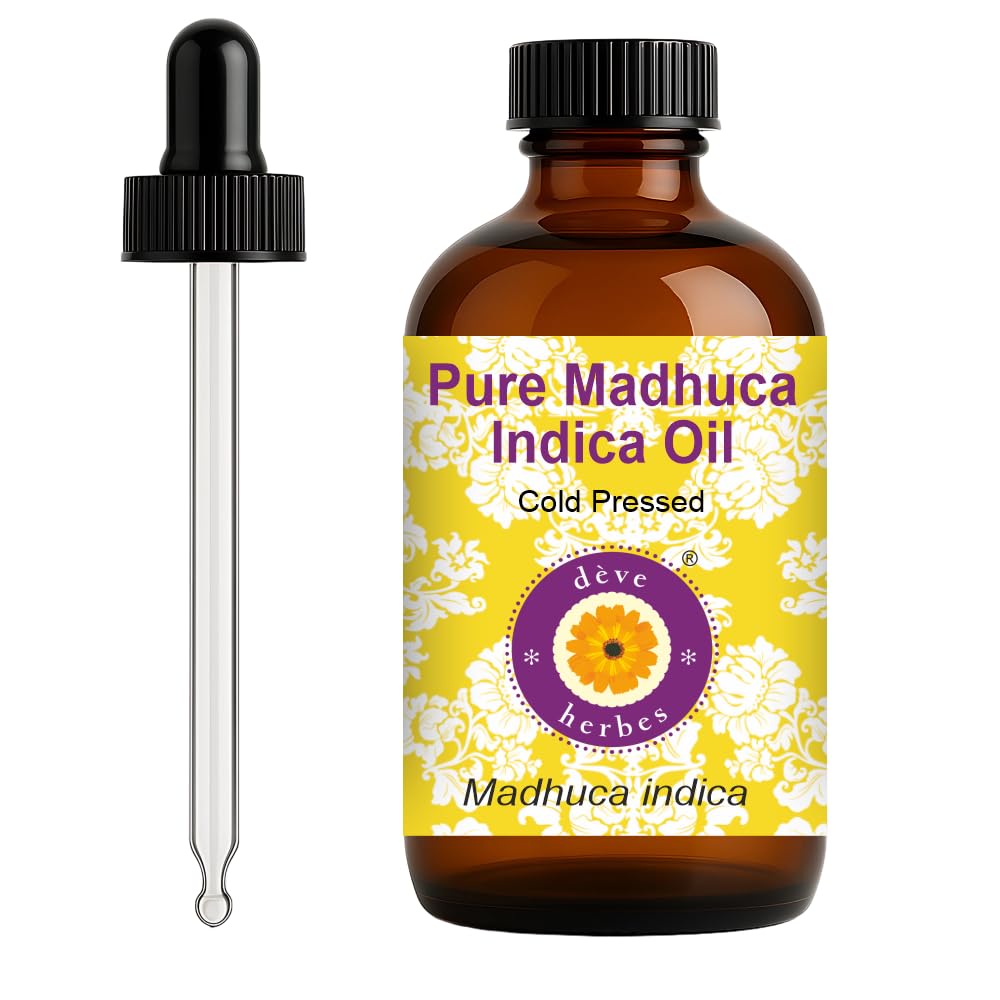 dève herbes Madhuca Indica oil bottle with glass dropper for precise dilution