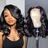 Devonia 14-inch bob wig front view with natural volume for daily wear