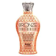 Devoted Creations Bronze Confidential bottle delivers deep color and luxurious hydration.