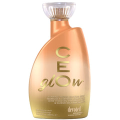 Devoted Creations CEglOw bottle highlights Vitamin C glow for radiant hydration