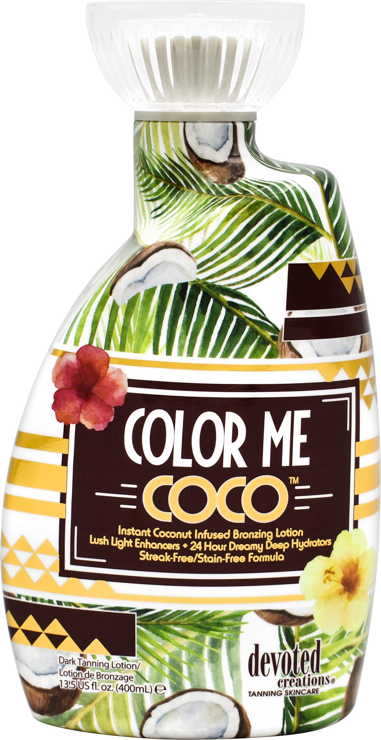 Devoted Creations Color Me Coco bronzer bottle with a streak-free bronze look