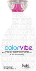Devoted Creations Color Vibe bottle showing deep tan and fade protection.