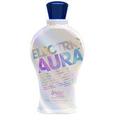Devoted Creations Electric Aura bottle front for quick, even tanning prep