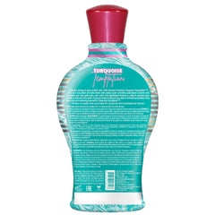Devoted Creations Turquoise Temptation label closeup emphasizes the sugared sorbet fragrance.