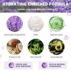 Devyonder ingredients include Urea, Salicylic Acid, Lavender for gentle exfoliation and nourishment.