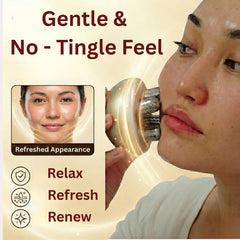 DEZALON neck massager helps soothe tension and refresh the neck area.