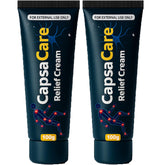 DFTLUUE Capsacare bottle and packaging for daily comfort and convenient application.