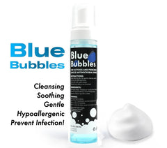 EZ foaming dispenser releasing quick, ready-to-use aftercare foam