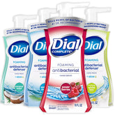 Dial foaming hand wash variety pack bottles offer quick, gentle cleansing for busy sinks.