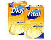 Dial Gold antibacterial soap bar providing rich lather for lasting clean.