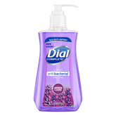 Dial Lavender Twilight Jasmine bottle front with fresh fragrance and proven antibacterial protection.