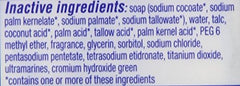 Dial Mountain Fresh bar soap rinse action showcases easy wash and quick splash-free rinse