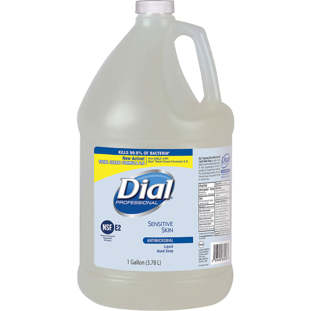 Dial Sensitive Skin antimicrobial soap refill for frequent handwashing and skin-friendly cleansing
