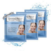 Diamond Wipes makeup remover wipe bottle close-up with gentle cleansing and vitamin E