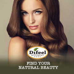 Difeel jojoba oil hair application demonstrates simple distribution through strands
