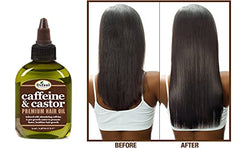 Difeel premium hair oil packaging highlights compact travel size.
