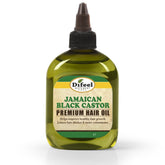 Difeel Jamaican Black Castor Oil bottle for hair growth and conditioning.