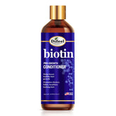 Difeel Pro-Growth Biotin Conditioner bottle front for smoother, fuller-looking hair.