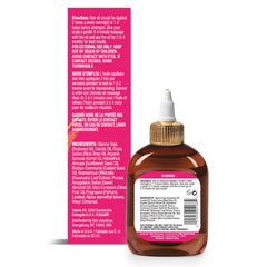 Difeel Rice Water Hair Oil application on scalp shows nourishing roots