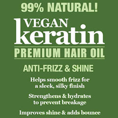 Difeel Vegan Keratin oil dropper for precise smoothing and hydration