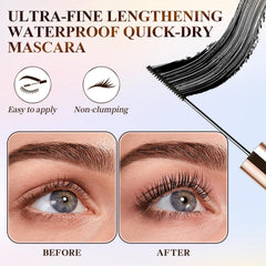 Diinou Iron Wand Mascara brush applying for quick, voluminous lift
