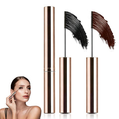 Diinou Ultra-Fine Lengthening mascara wand close-up showing precise lash coating