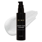 DIME Beauty Creamy Foam Cleanser bottle for daily cleanse and oil control.