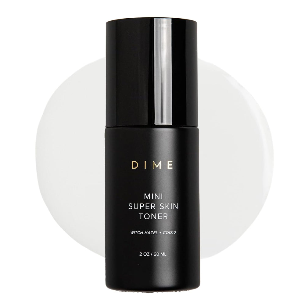 DIME Beauty mini skin toner bottle for travel-friendly skincare
