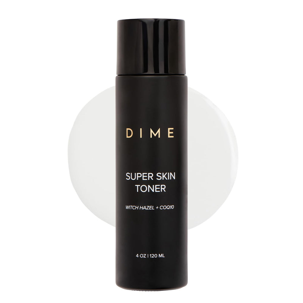 DIME Super Skin Toner bottle front for daily hydration and skin prep.