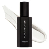 DIME Beauty Wonderscreen SPF 30 bottle close-up highlighting clean mineral sunscreen protection