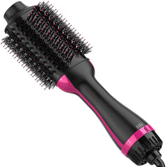 Dimecano hair dryer brush with oval body for smooth, voluminous styling