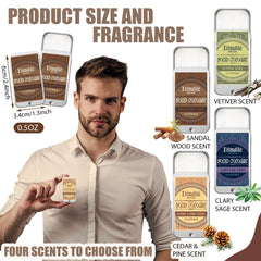 Dimsile clary sage solid cologne display for everyday wear.