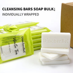 DincherBel mini soap bars highlight compact on-the-go cleansing for trips.