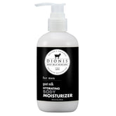 Dionis goat milk body lotion for men in bottle with fresh scent and quick absorption.