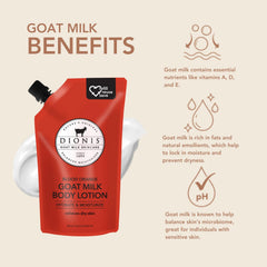 Back view of the refill pouch highlighting eco-friendly packaging and reduced footprint
