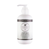 Dionis Goat Milk Body Lotion Unscented 8.5 oz bottle for fragrance-free everyday moisture.