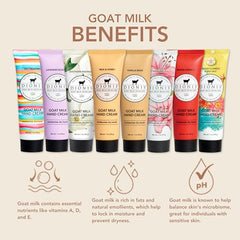 Dionis goat milk hand cream eight-pack for daily care