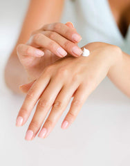 Dionis Goat Milk Hand Cream texture detail highlights smooth, non-greasy feel
