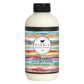 Dionis Sea Treasures bath soap close-up highlighting goat milk hydration for sensitive skin.