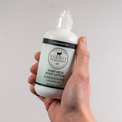 Dionis Goat Milk sourced from US family farms ensures clean ingredients.
