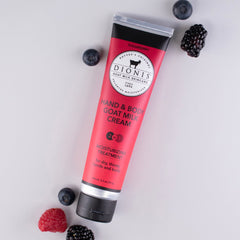 Dionis sugarberry hand cream texture during application